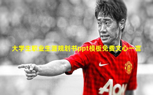 大学生职业生涯规划书ppt模板免费文心一言