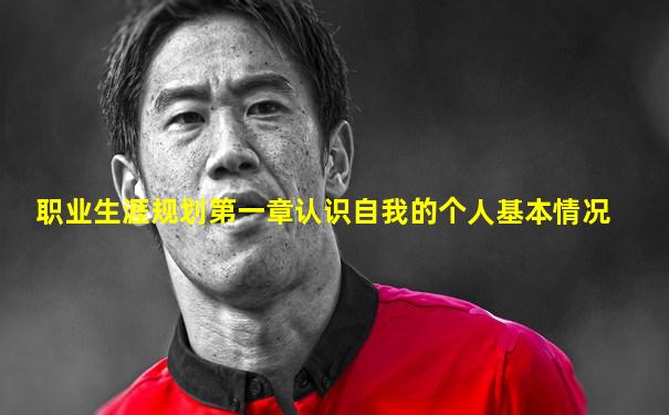 职业生涯规划第一章认识自我的个人基本情况